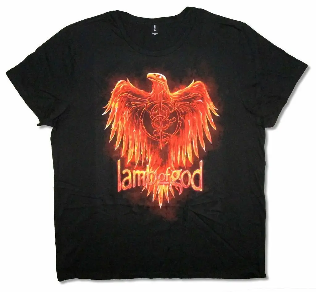 

Lamb Of God Phoenix Black T Shirt New Band Merch Soft