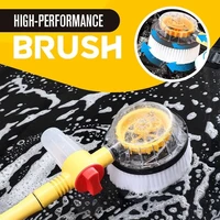 8pcsset auto rotating retractable car wash brush portable car mop cleaning brush 360 %e2%80%8b%e2%80%8bdegree rotate car foam brush retractable