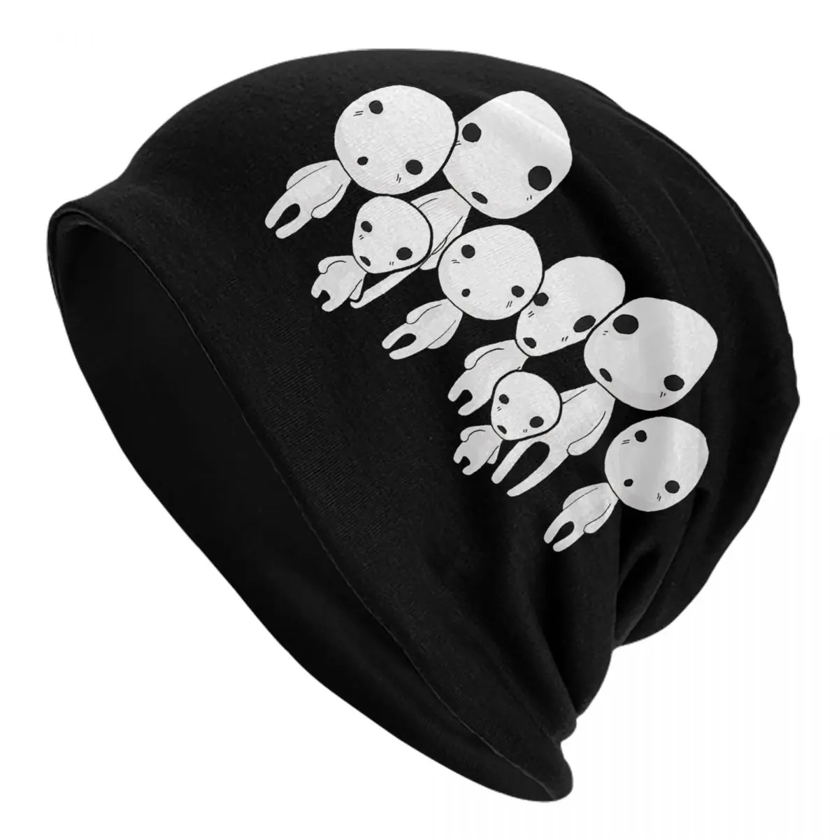 

Kodama Spirit Of The Forest Princess Mononoke Hime Bonnet Hats Skullies Beanies Hats for Men Knitting Hats Summer Dual-use Caps