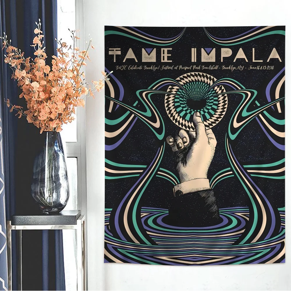 Tame Impala Colorful Tapestry Wall Hanging Bohemian Tapestries Mandala Sheets