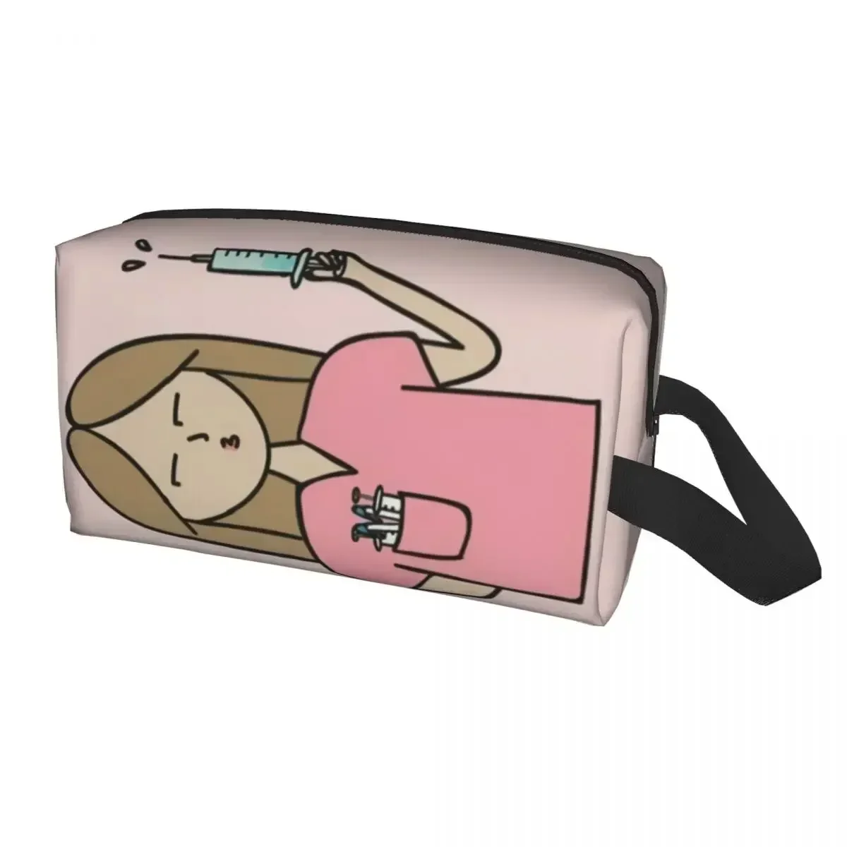 Косметичка женская большого объема модная аптечка врача медсестры магнитная