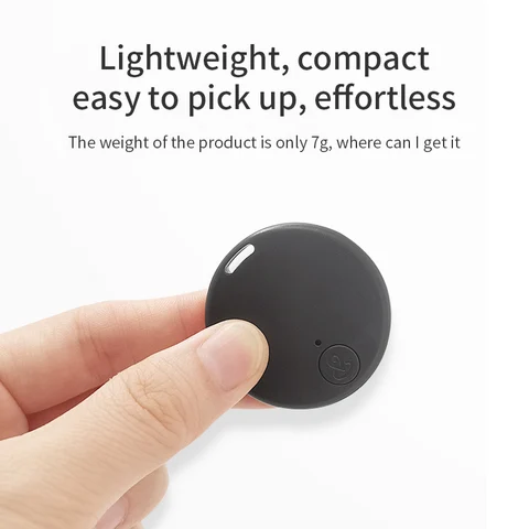 Мини-GPS-трекер для собак, Bluetooth 5,0, устройство против потери, круглое устройство против потери, кошелек для детской сумки, смарт-локатор для отслеживания