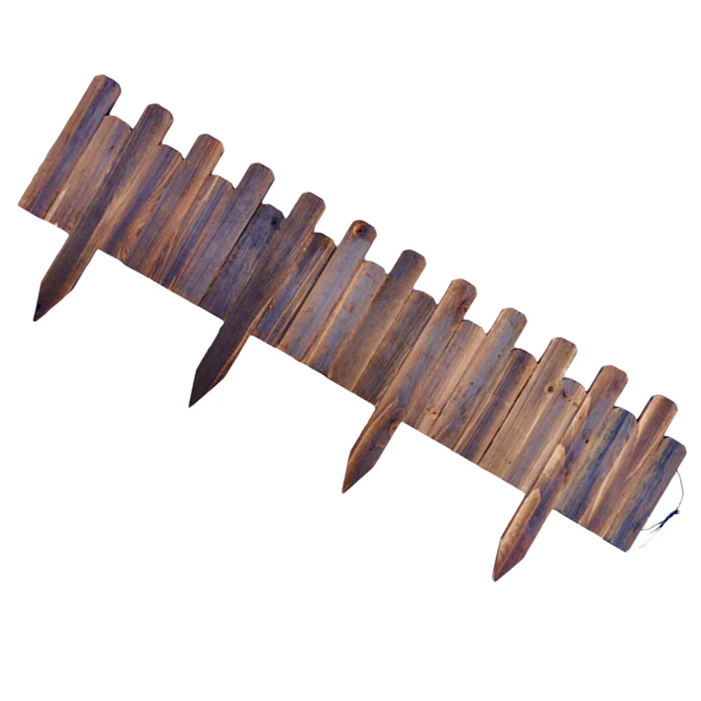 

Edging Garden Picket Fence Galvanised Steel Lawn Border Decorative Outdoor Wood
