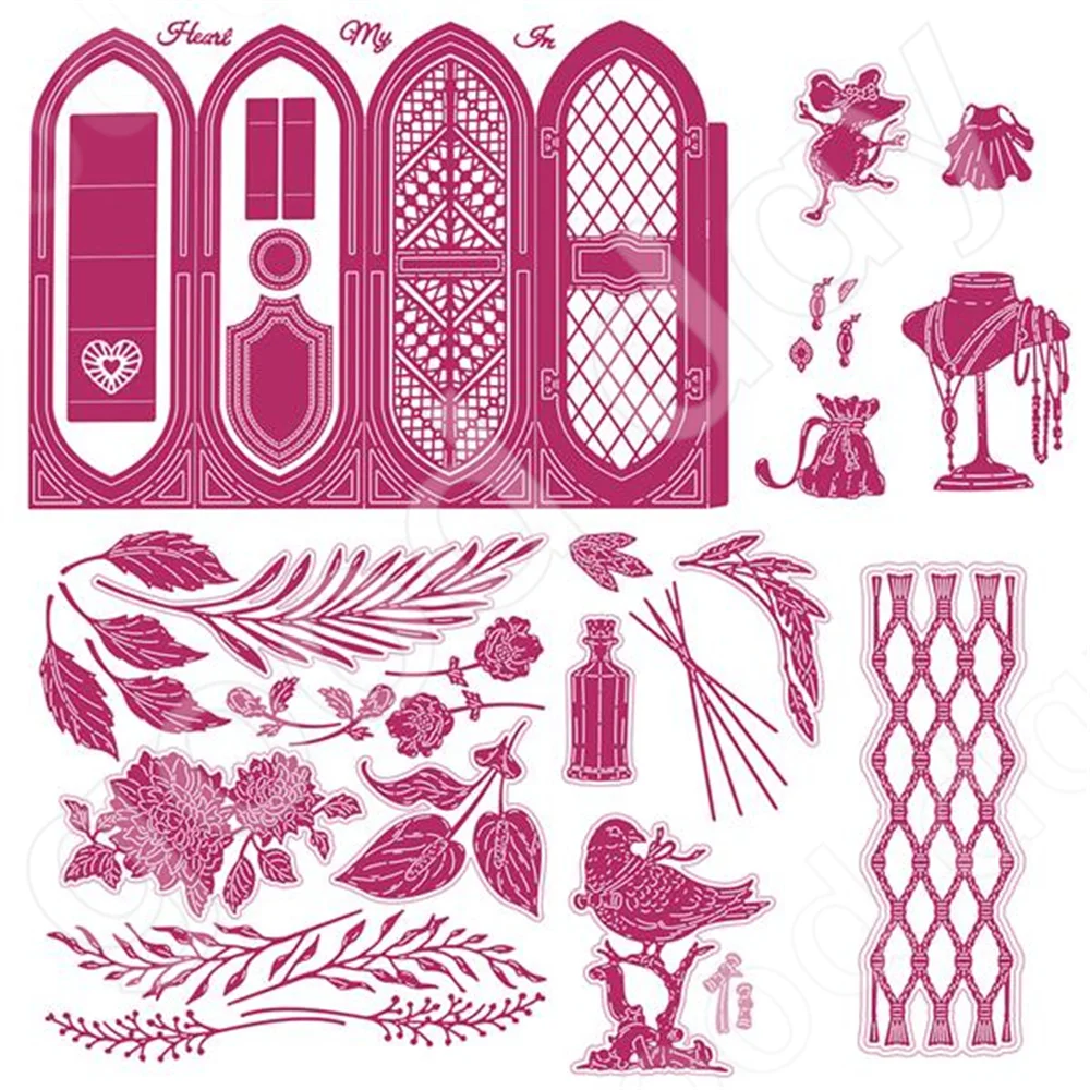 

2022 Arrival New Bohemian Beauty Complete Die Collection Metal Dies Scrapbook Diary Decoration Embossing Template Diy Handmade
