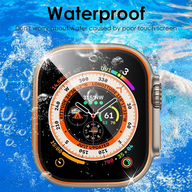 Закаленное стекло для Apple Watch Ultra 49 мм HD защита экрана от царапин серия аксессуары
