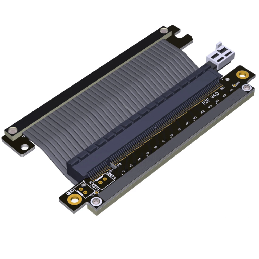 بطاقة رسومات ADT-Link PCIe 3.0x16 Riser كابل RTX3090 RX6800xt ITX A4 حافظة كمبيوتر PCI-E3.0 16x كابل تمديد عكسي مزدوج