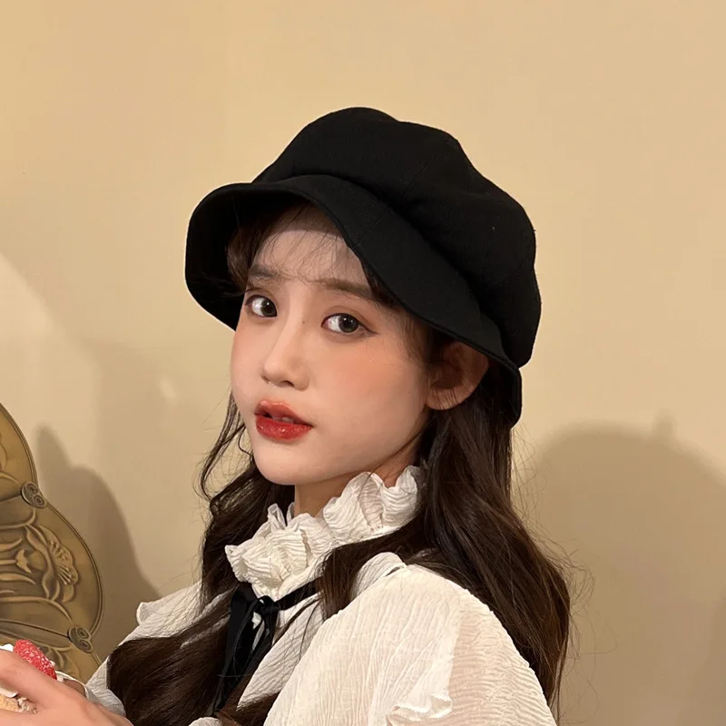 

Весна 2022, новинка, берет в форме облака, Женская Рыбацкая шляпа, купольная художественная прозрачная шляпа для колледжа, маленький берет от ...