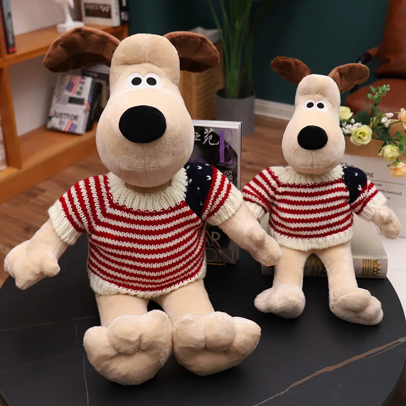 

Плюшевая Игрушка Аниме Wallace & Gromit, милая мягкая кукла-Зверюшка, подарок для детей на день рождения, 22-62 см