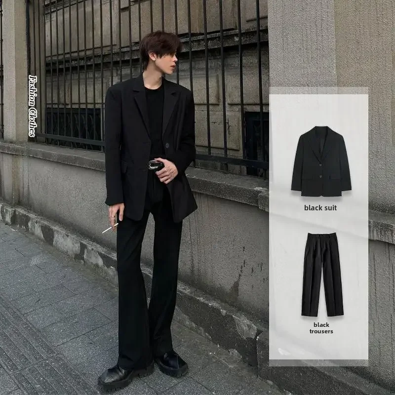 Высококачественный повседневный мужской пиджак модный весенне-осенний сезон в