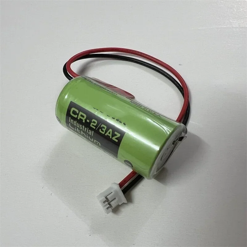 10 шт. 3 В CR-2/3AZ CR17335 2/3A оригинальная литиевая батарея ПЛК с белым разъемом