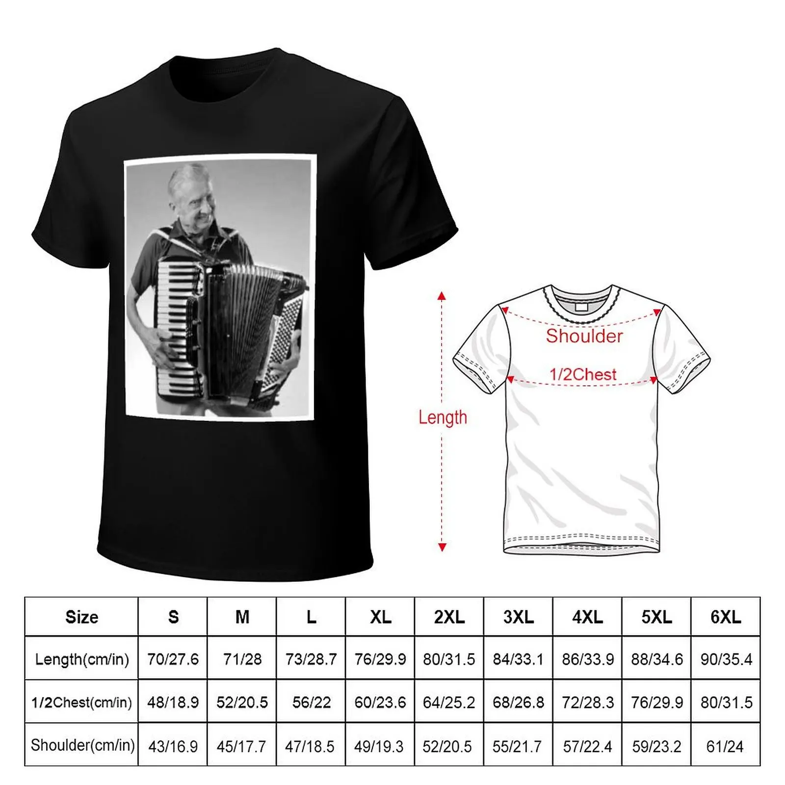 Футболка Frank Yankovic с Панкордеоном 1993 г. хлопок