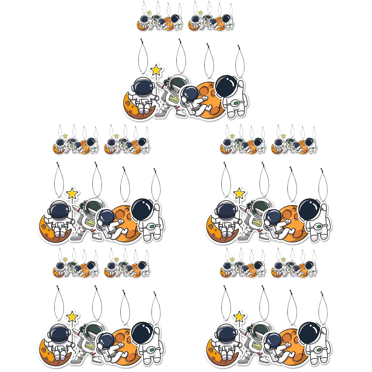 

60 Pcs Car Mirror Hanging Accessories Car Aromatherapy Decoration Car Air Fresheners Decoration Car Accessory Car Decorations