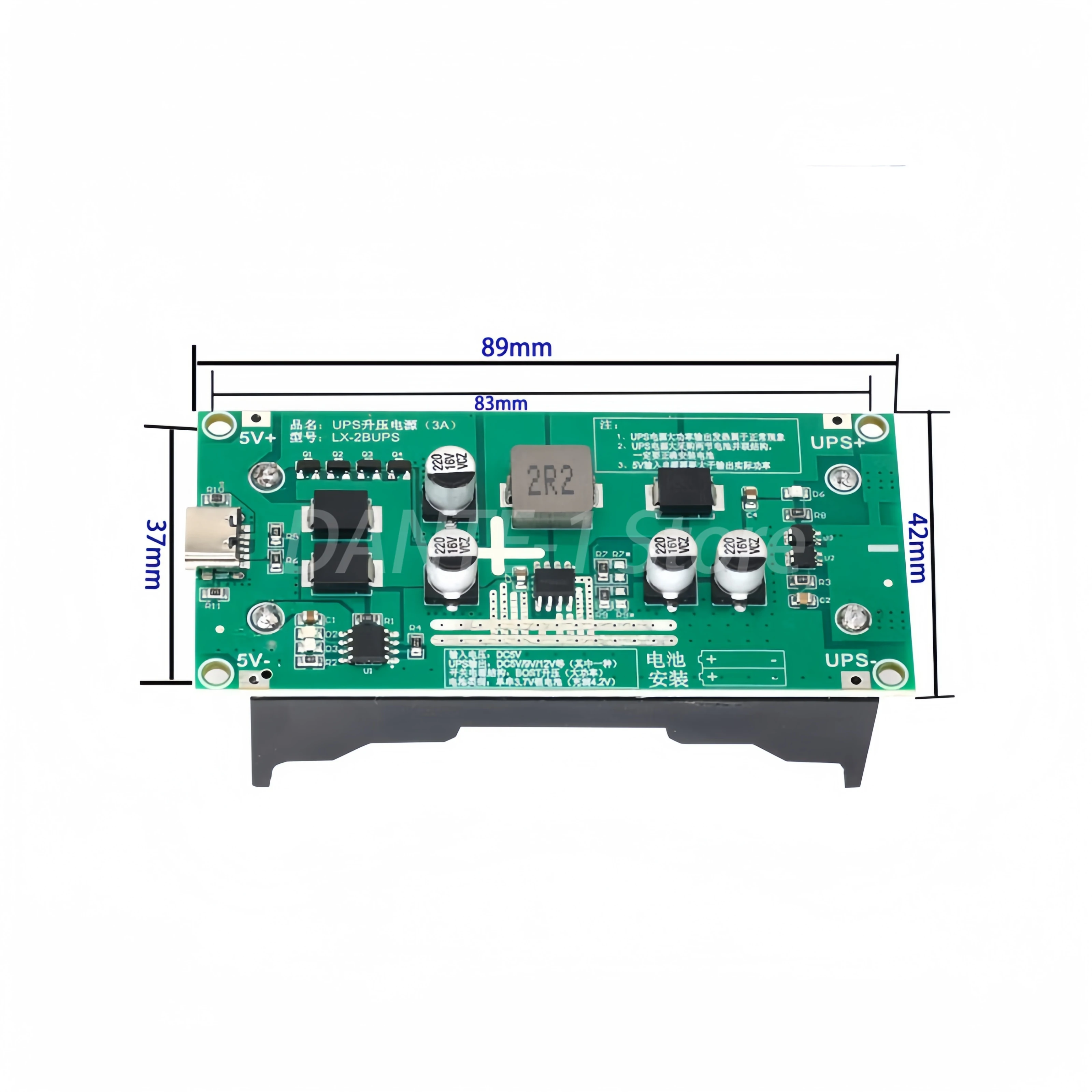 Модуль повышения мощности литиевой батареи 18650 5 В 9 12 плата зарядки и разрядки