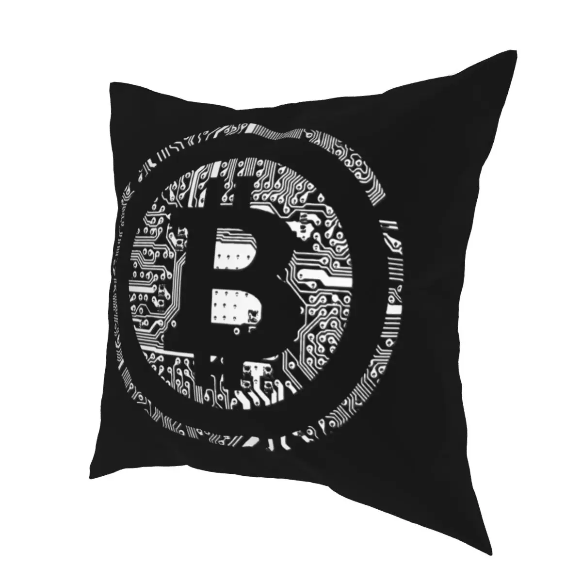 Promote Financial Revolution Bitcoin Crypto Pillowcase Soft Polyester Cushion Cover Decor Throw Pillow Case Home 45X45c |
