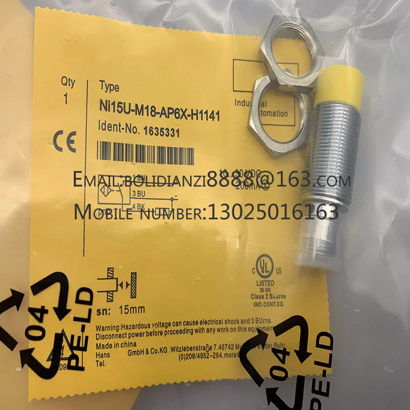 Точечный датчик NI15U-M18-AP6X-H1141-H1141 Бесконтактный переключатель