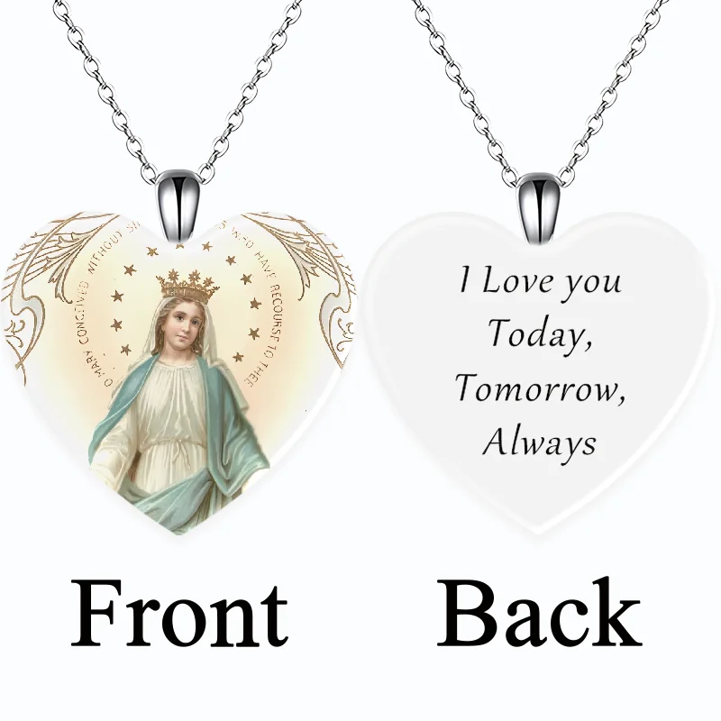 

Elegant and fashionable heart shaped pendant necklace, noble and elegant vintage men's and women's necklace