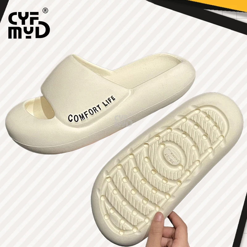 Women's Home Slippers Soft EVA Slippers Comfort Designer Platform Shoes Lightweight Sandals Bathroom Non-slip Slides Summer 2023