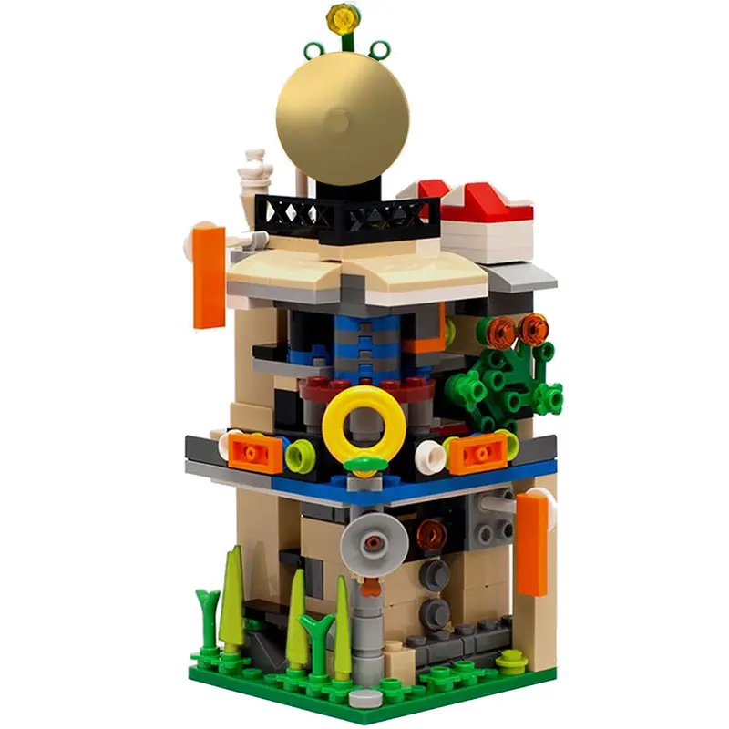 

MOC-10061 Mini Street Scene Mini DIY Building Blocks Modular Construction Block Model Building Particles for Children Gift