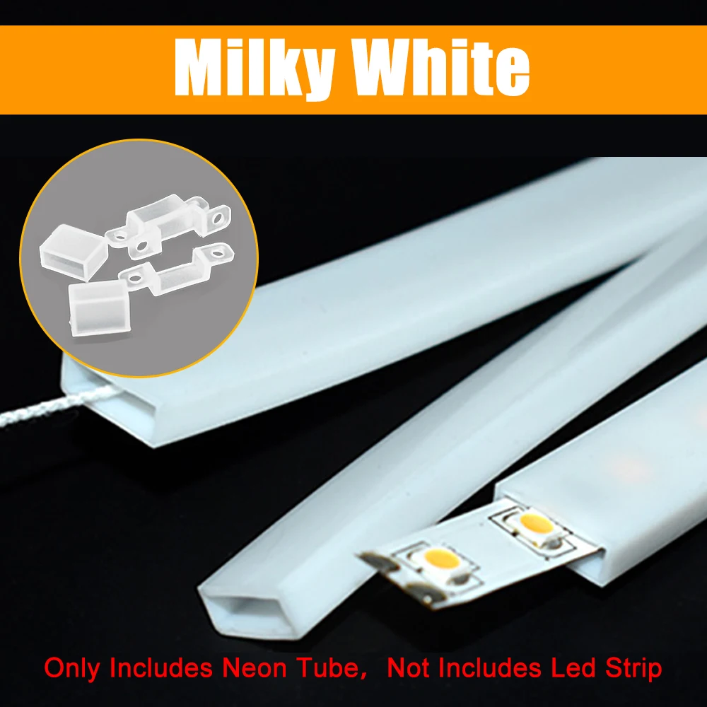 Водонепроницаемая силиконовая трубка для светодиодной ленты LMODA 8-12 мм