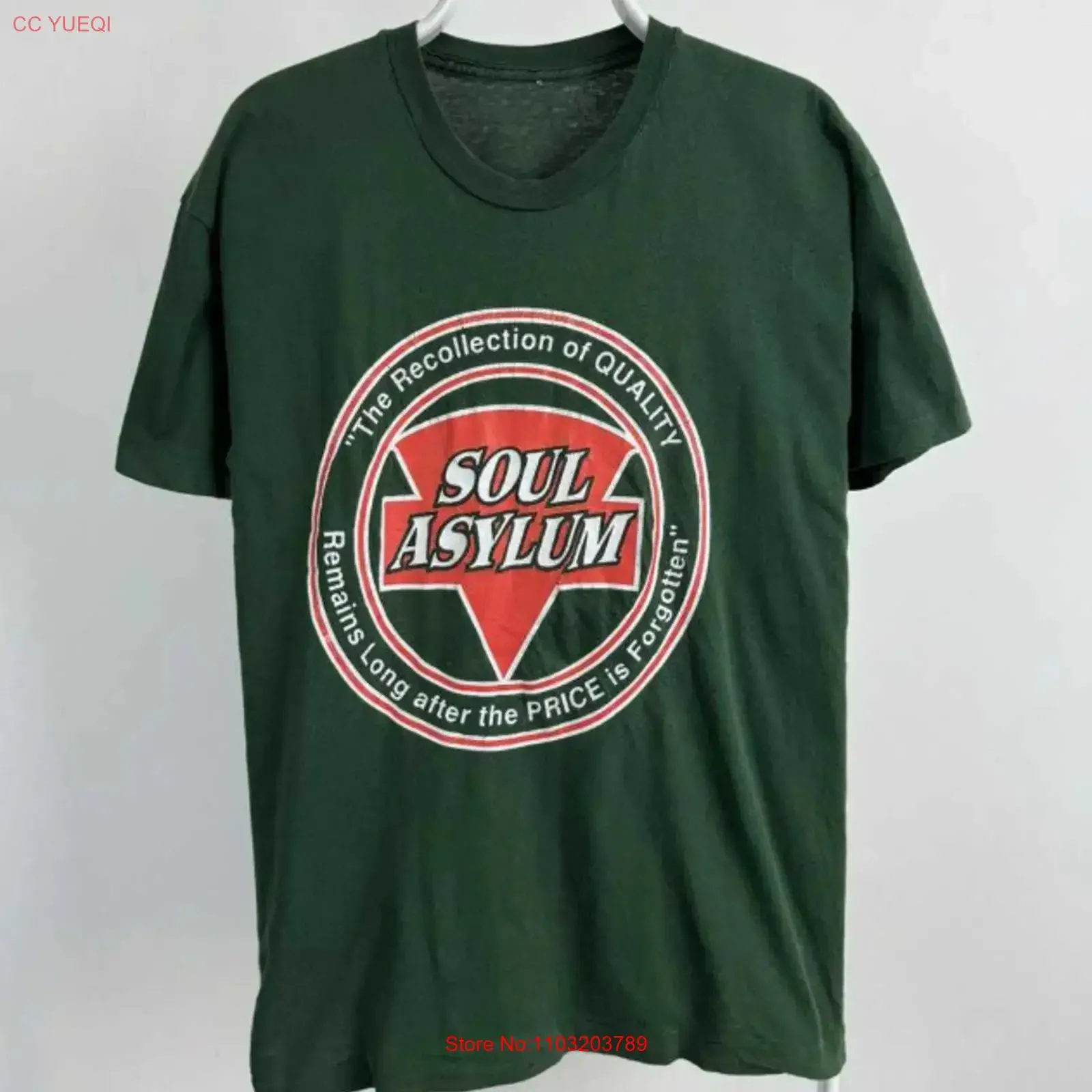 Фото Футболка для взрослых Band Soul Asylum Grave Dancers Union Tour ED817, винтажная, с эффектом потертости, унисекс, удобная, модная, дышащая, стильная, мягкая. №1