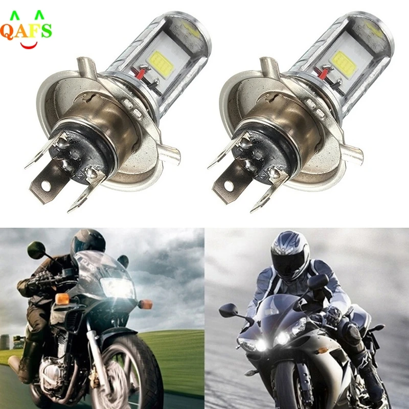 

1PCS 12W H4 Motorcycle COB Bulb LED Light Lamp Hi/Lo Beam Headlights Headlamp Front Light Bulb