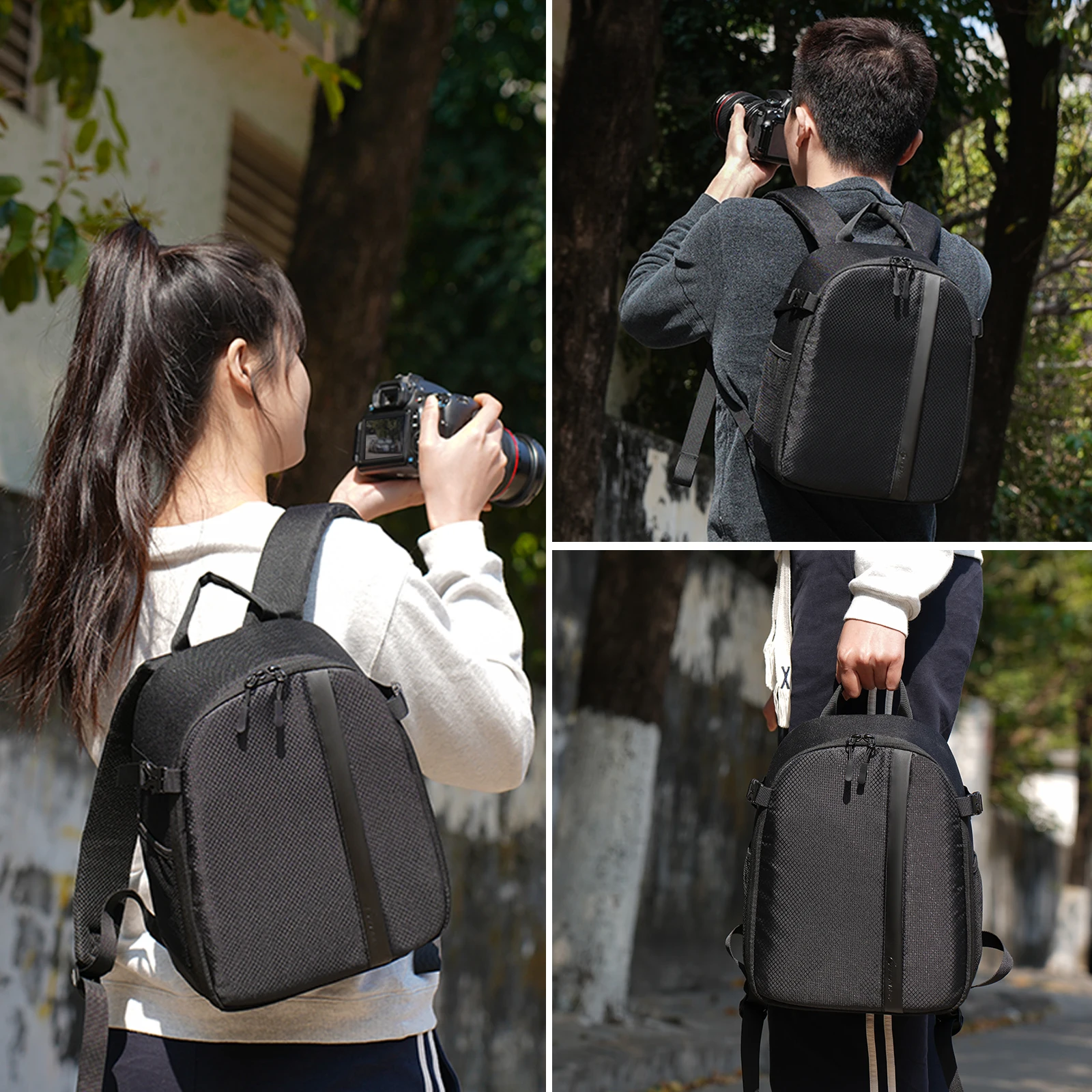 BESNFOTO Bolso Bandolera para Belg DSLR de un Solo hombro, bolso deetà sin espejo para hombres y mujeres, senderismo (art.: 3920d2d5cfbbe) - 3920d2d5cfbbe