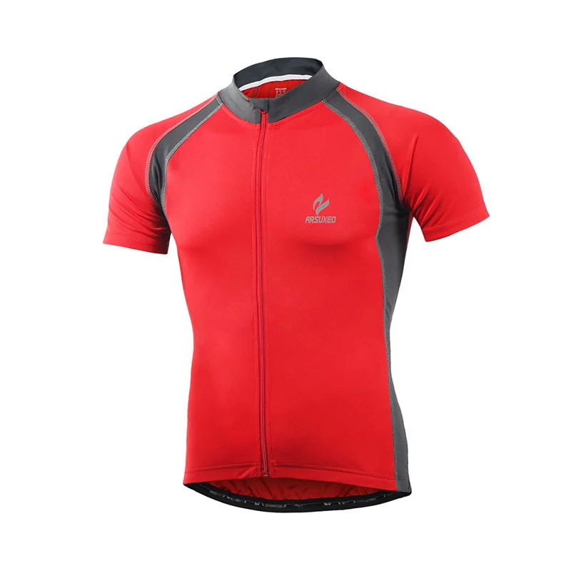 

Cycling Jersey Men Color Blocking Quick Drying Breathable Cycling Short Sleeved MTB Bike Jersey Thin Summer Running Outdoors