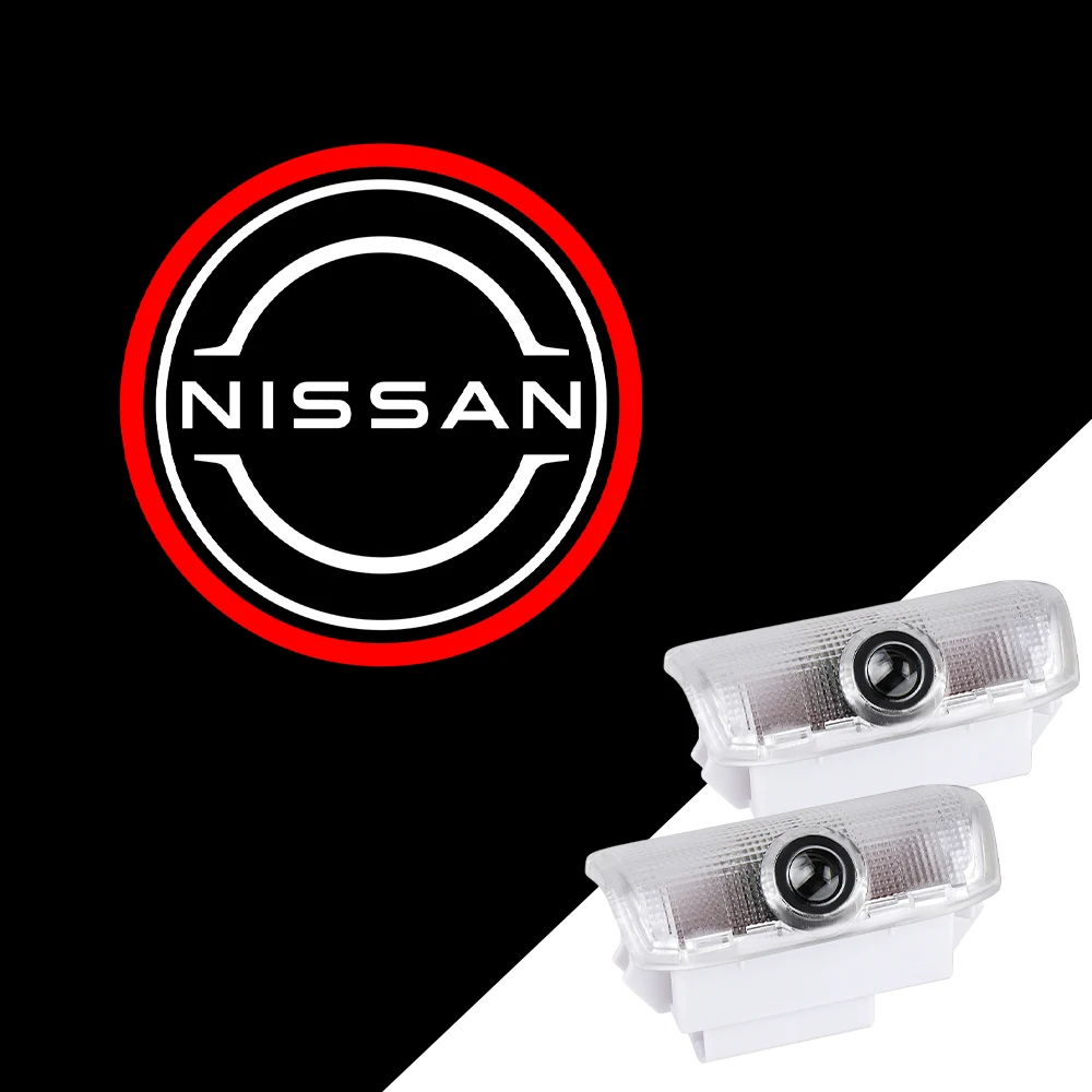 

2/4 шт. беспроводной светодиодный дверной светильник, лазерный проектор с логотипом, автомобильные аксессуары для Nissan Nismo PATROL 2012-2017 TEANA 2008-2012