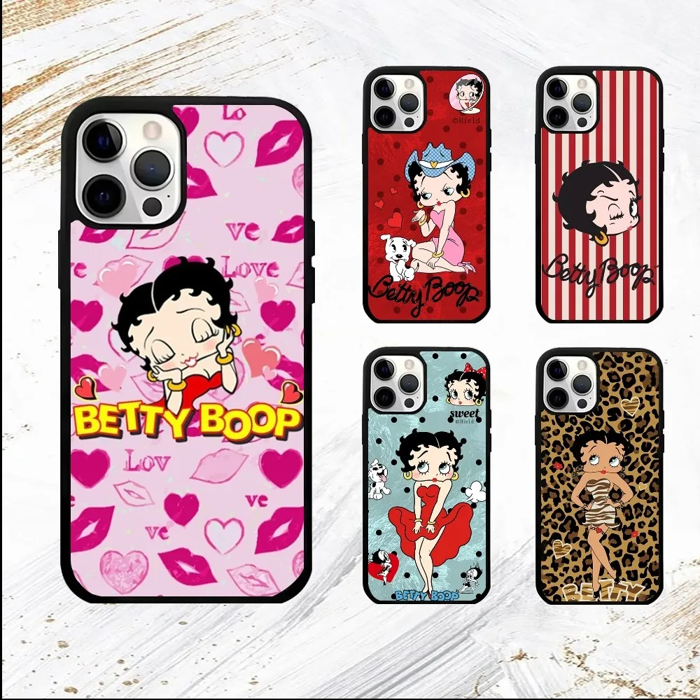 sexy B-Betty-Cute-Boop Phone Case For iPhone 16 15 14 13 12 11 Pro Max Plus Mini PC Fashion phone case