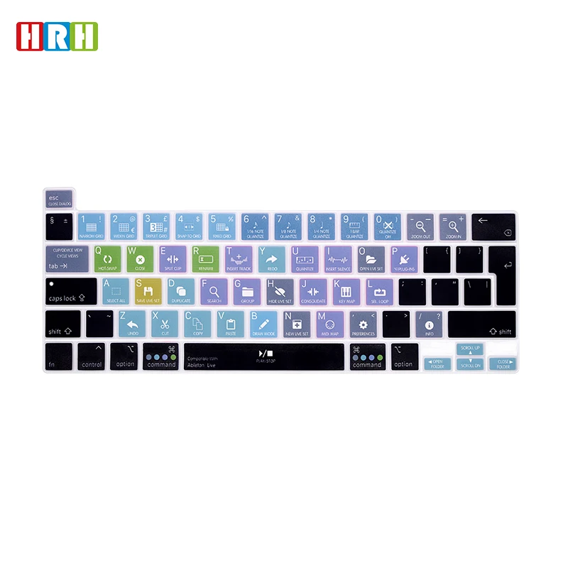 Чехол HRH силиконовый для клавиатуры MacBook Pro 16 A2141 Pro13 M1 M2 Chip A2338A2251A2289 2020 2022 - купить по