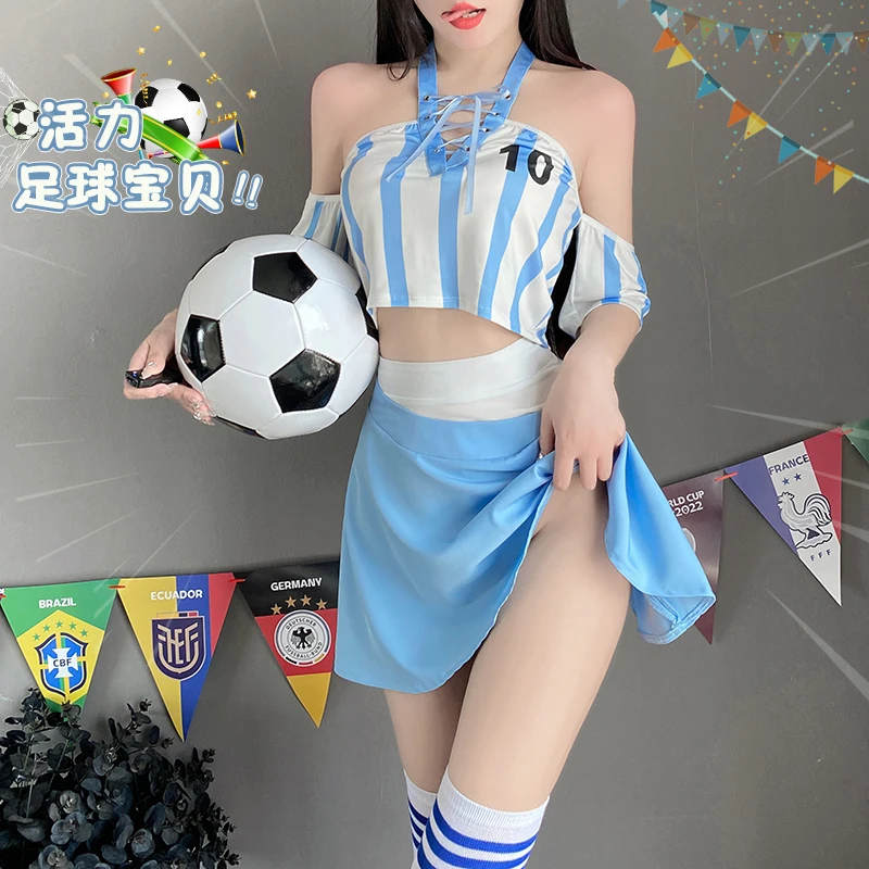 

Mini Skirt Football Baby Cheerleading Outfit Cosplay Sexy Woman Costume Role-Playing Underwear Erotic Stuff Suits Dropshipping