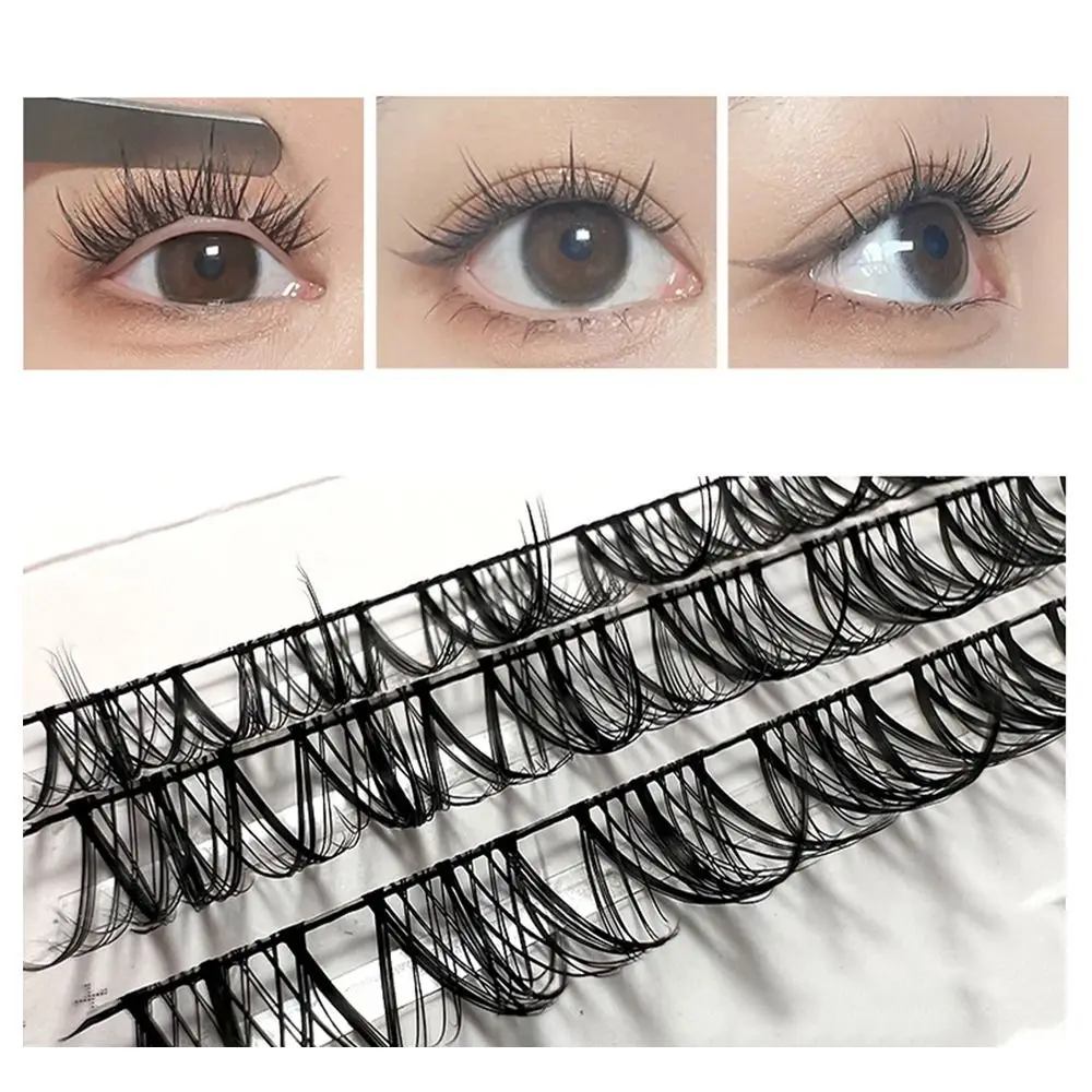 

7 pairs Eyelashes 3D Natural False Lashes Cluster Lashes Makeup Cilia Natural Lashes Extension Makeup Tool