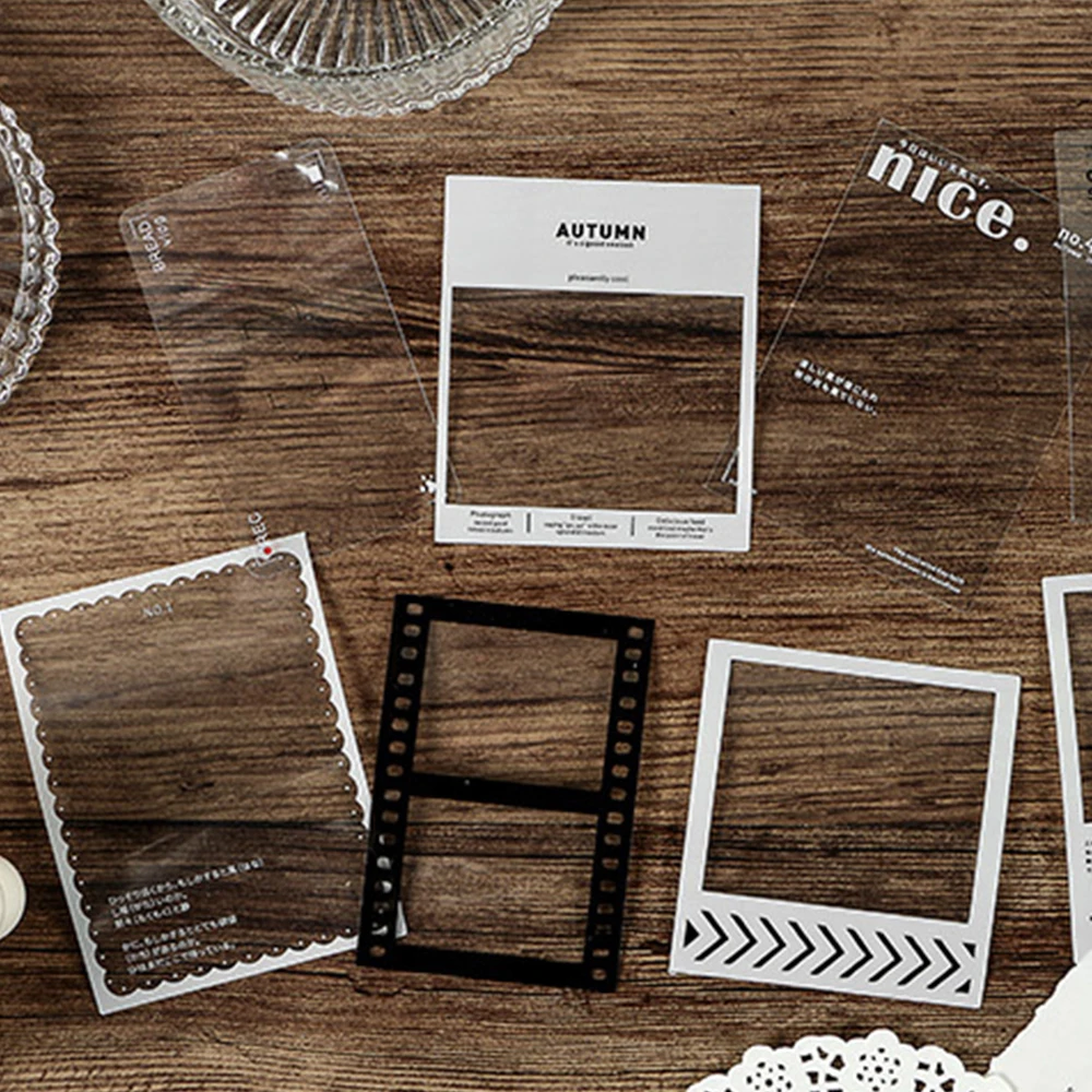 

DIY PET Journal Stationery Decals Stickers Scrapbooking Sticky Label Album Decoration