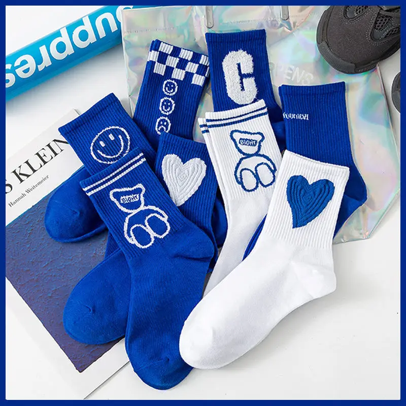 Милые спортивные носки в стиле ретро японском женские сетчатые с красным