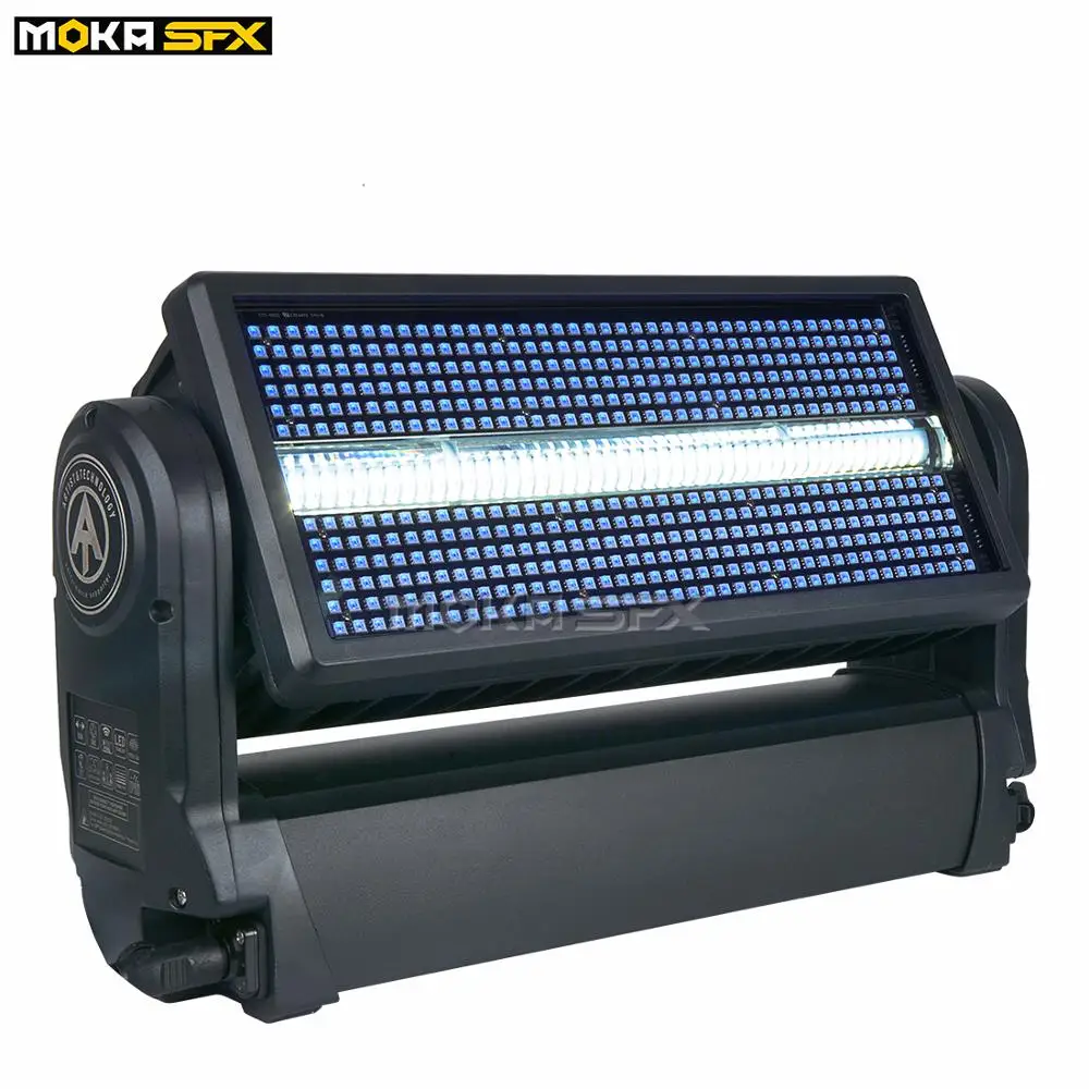 

MOKA SFX Strobe Light 1000W Outdoor Waterproof IP65 Party LED 3 In 1 Moving Head Wash Light DMX DJ Stage City Strobe Lights