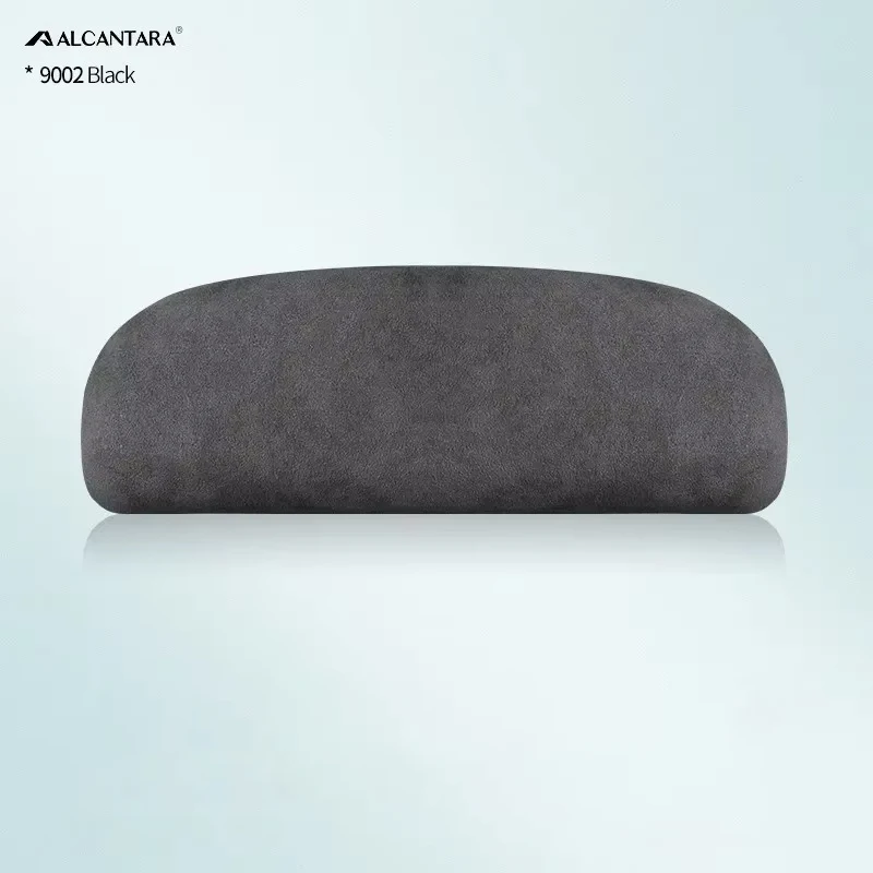 Замшевый чехол для автомобильных очков из алькантары для Audi Q3 Q5L Q7 Q8 A4 A3 A6 A6L A8L A5, коробка для хранения солнцезащитных очков, держатель для ремонта, литой аксессуар