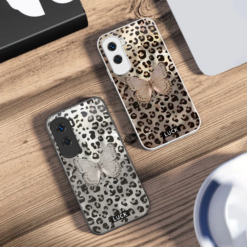 Цвет Banwen Butterfly для Honor 200 90 8X 9X Pro Lite P50 P40 Nova 10 11i P60 Magic4 6 Mate 20 50 Чехол телефона из