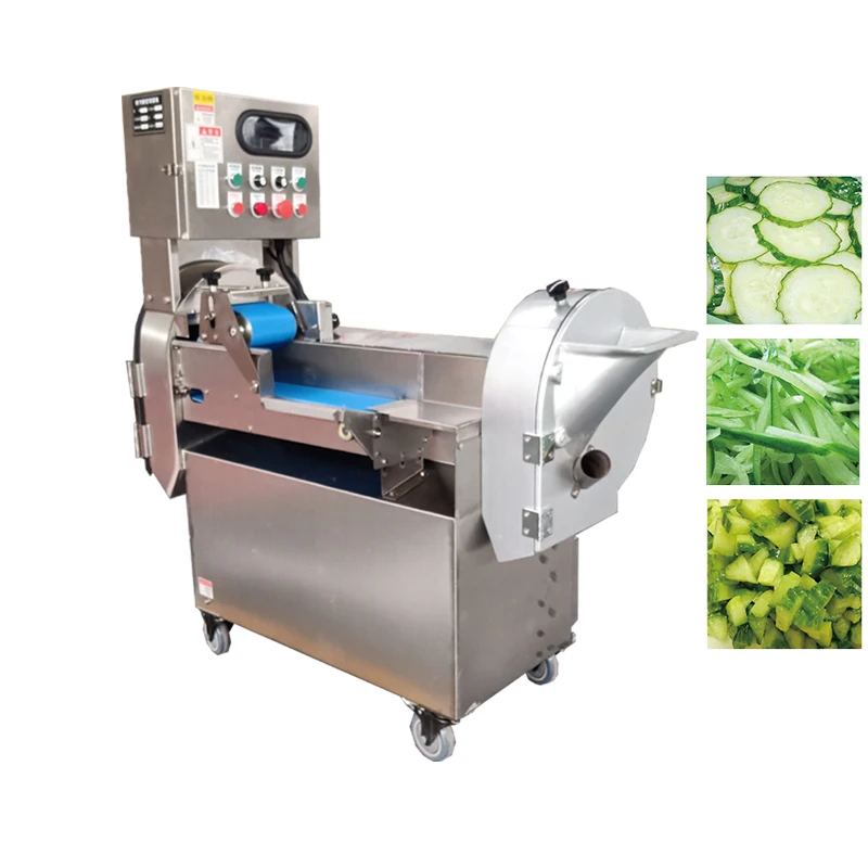 

Stainless Steel Vegetable Cutter Machine Electric Slicer Cabbage Chilli Leek Scallion Celery Dicing Machine Onion Cutter Machine