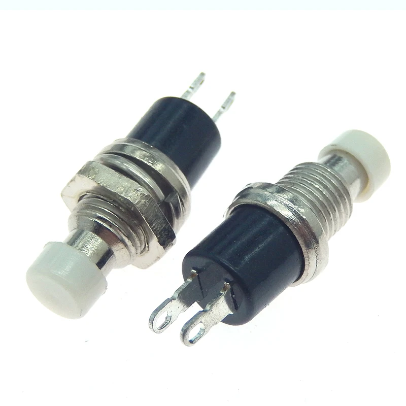 

Мини переключатель PBS-110 2 контакта красный черный синий желтый зеленый