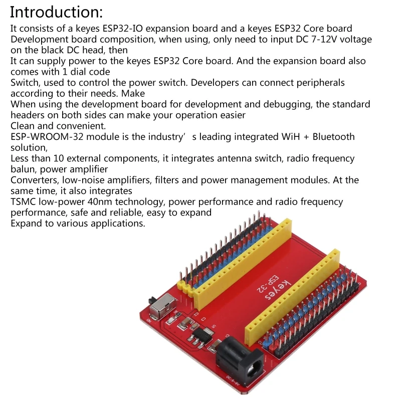 Плата адаптера разработки ESP32-IO ESP32 основная плата расширения модуль