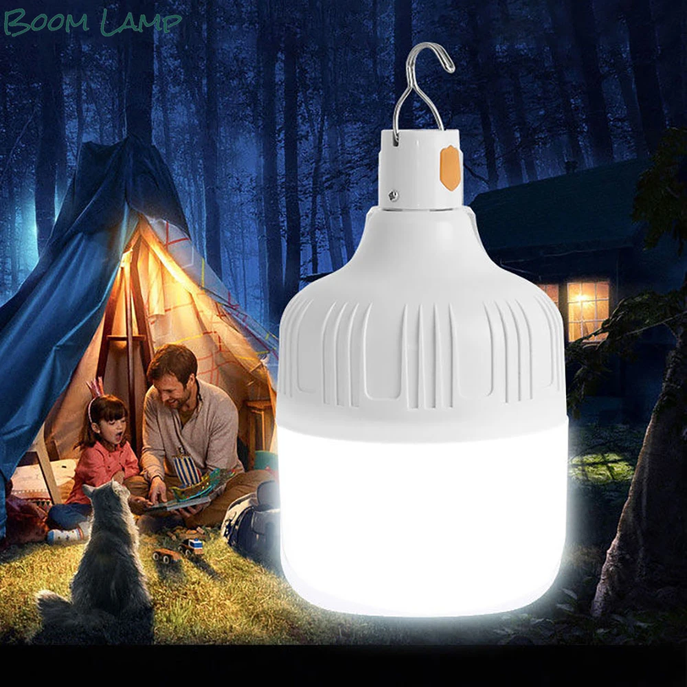 

Portable Camping Light Rechargeable Led Lights Camping Lantern Emergency Bulb High Power Tents Lighting Camping Equipment Bulb