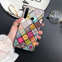 y2k mandala tempered glass case for xiaomi redmi poco x3 nfc m3 9a 9c pro 10s 9 9t 8 8t 8a note 10 pro max 11 10t 4g 7 fundas