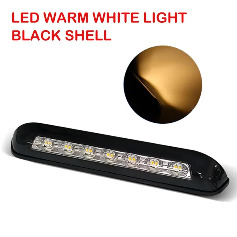 

12 В 8 Вт 10 светодиодов RV светодиодный тент для крыльца водонепроницаемый караван внутренние настенные светильники свет бар фургон кемпер прицеп внешняя лампа