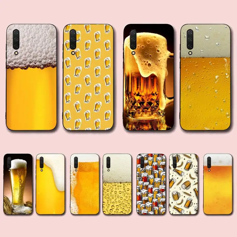 

Beers Alcohol Bubble Phone Case for Xiaomi mi 5 6 8 9 10 lite pro SE Mix 2s 3 F1 Max2 3