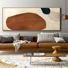 Morandi в виде геометрических фигур Цвет блок холст картины Nordic длинные стены искусства плакатов и с принтом в виде большого размера современное настенное изображение домашний декор