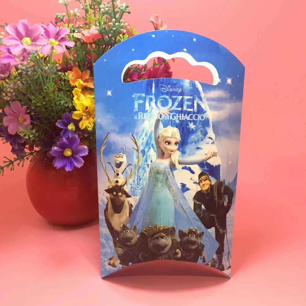 Baby Shower Candy Favor Box Kids Handheld Big Paper Gift Box Cartoon Movie Theme