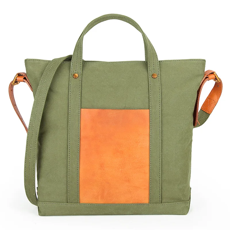 

Women's Canvas Bags Fashion Simple Women's Bags Shoulder Messenger Bags Large Capacity Leather Bags