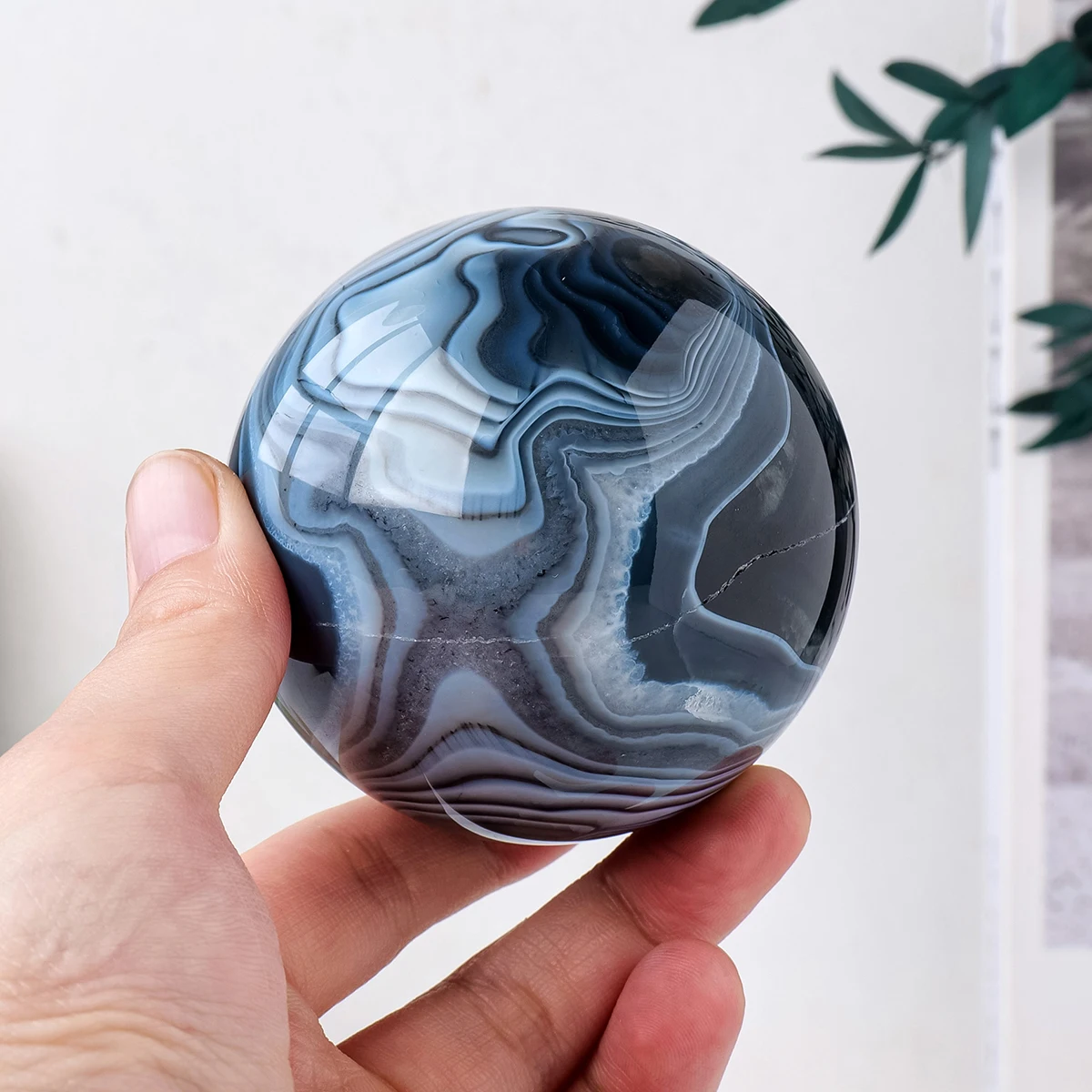 

Шар из черного оникса Runyangshi