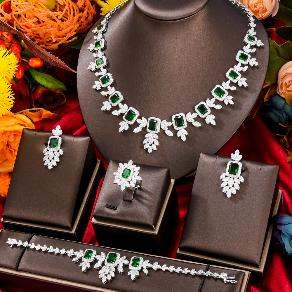 

Роскошный тренд Kellybola, великолепное ожерелье, серьги, браслет, кольцо, африканские Ювелирные наборы для женщин, свадебные украшения, модные горячие новые
