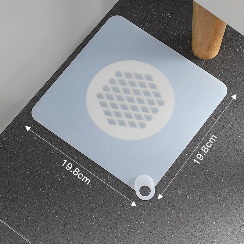 Силиконовая пробка для воды в ванную комнату дезодорирующая накладка на слив